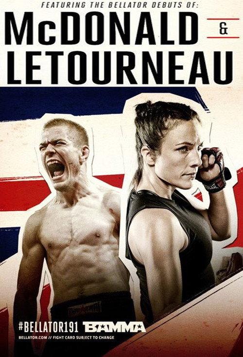 Bellator 191: McDonald vs. Ligier 2017 official movie poster