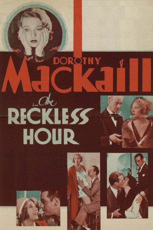 The Reckless Hour 1931 official movie poster