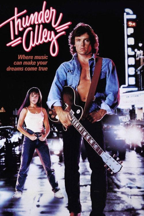 Thunder Alley 1985 official movie poster