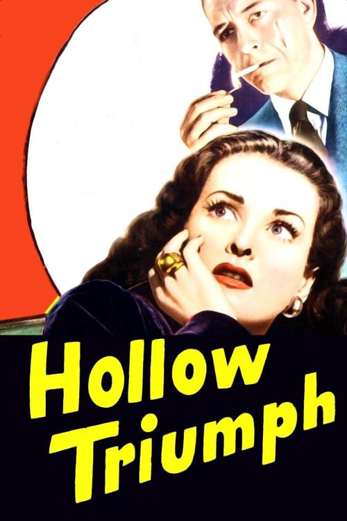 Hollow Triumph 1948 official movie poster