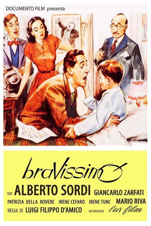 Bravissimo 1955 official movie poster