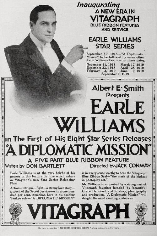 A Diplomatic Mission 1918 official movie poster