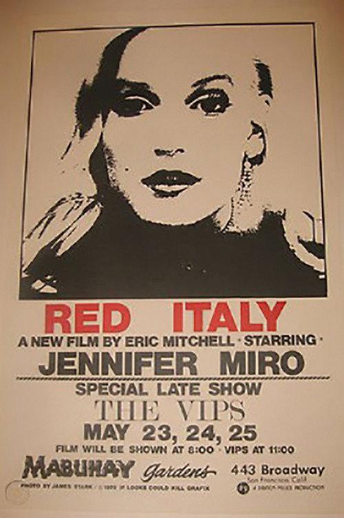 Red Italy 1979 official movie poster