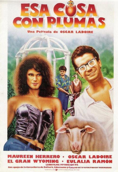 Esa cosa con plumas 1988 official movie poster