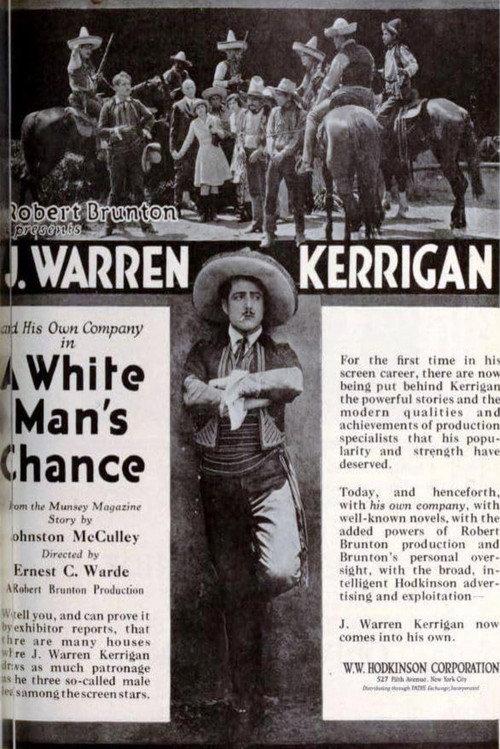 A White Man's Chance 1919 official movie poster