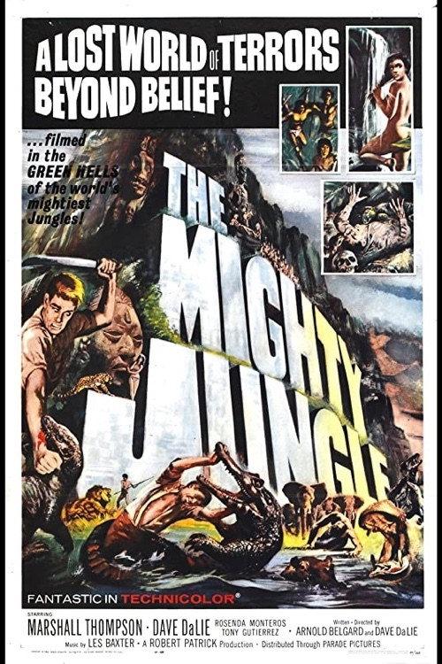 The Mighty Jungle 1964 official movie poster