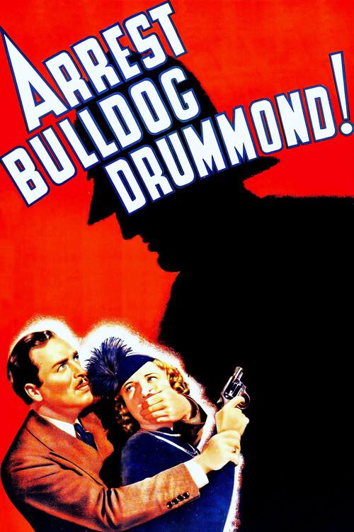 Arrest Bulldog Drummond 1938 official movie poster