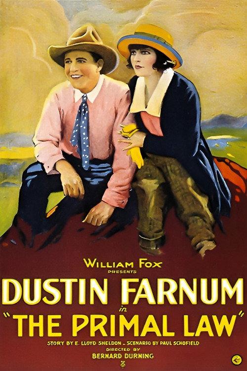 The Primal Law 1921 official movie poster