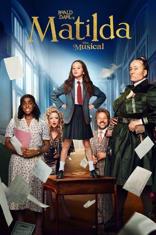 Roald Dahl's Matilda the Musical 2022 official movie poster