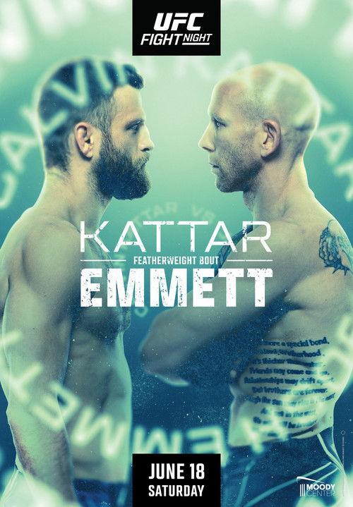 UFC on ESPN 37: Kattar vs. Emmett 2022 official movie poster