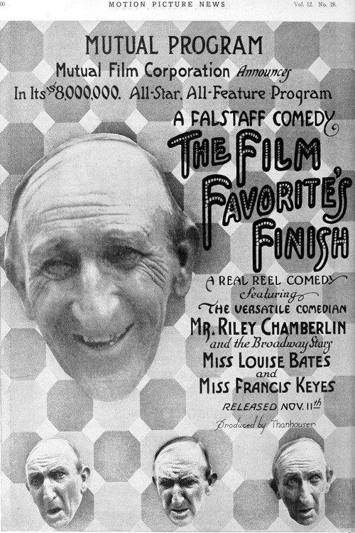 The Film Favorite's Finish 1915 official movie poster