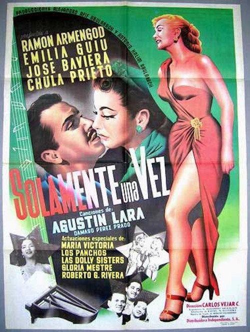 Solamente una vez 1954 official movie poster