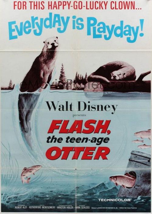 Flash, The Teenage Otter 1961 official movie poster