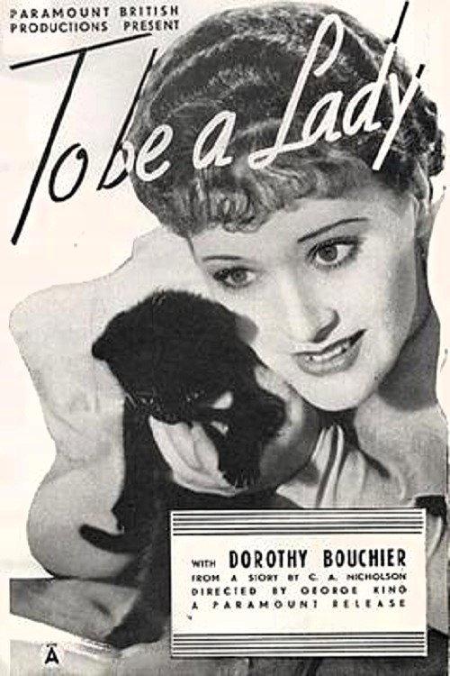To Be a Lady 1935 official movie poster