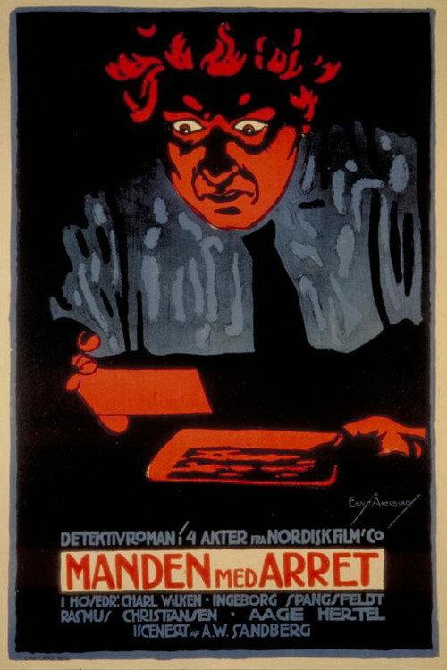 Manden med Arret 1918 official movie poster