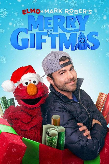 Elmo and Mark Rober's Merry Giftmas 2025 official movie poster