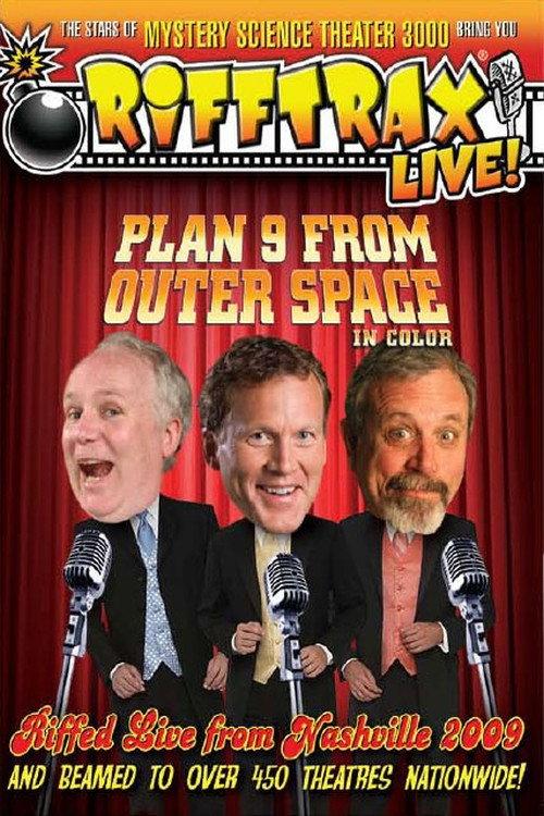 RiffTrax Live: Plan 9 from Outer Space 2009 official movie poster