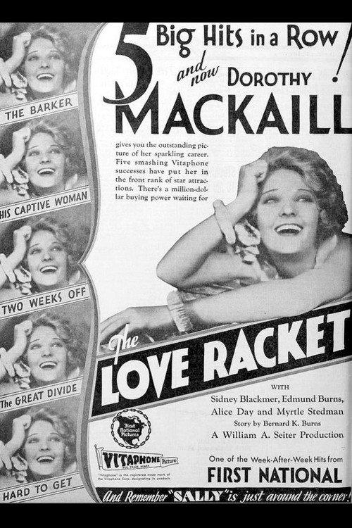 The Love Racket 1929 official movie poster