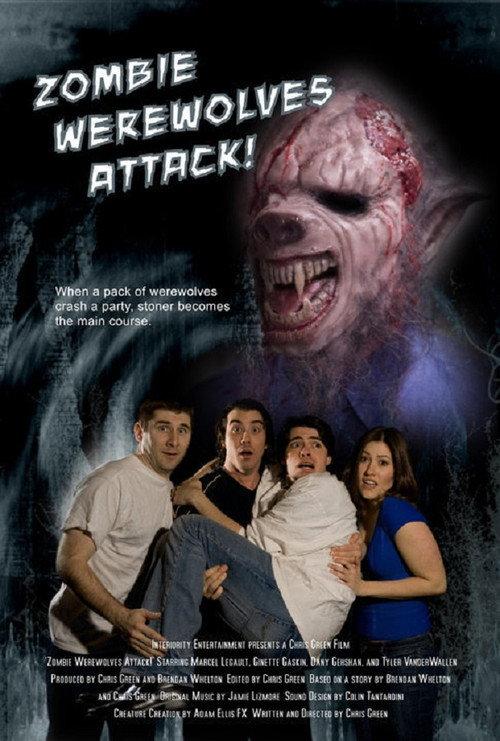 Zombie Werewolves Attack! 2009 official movie poster