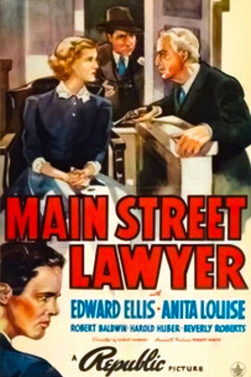 Main Street Lawyer 1939 official movie poster