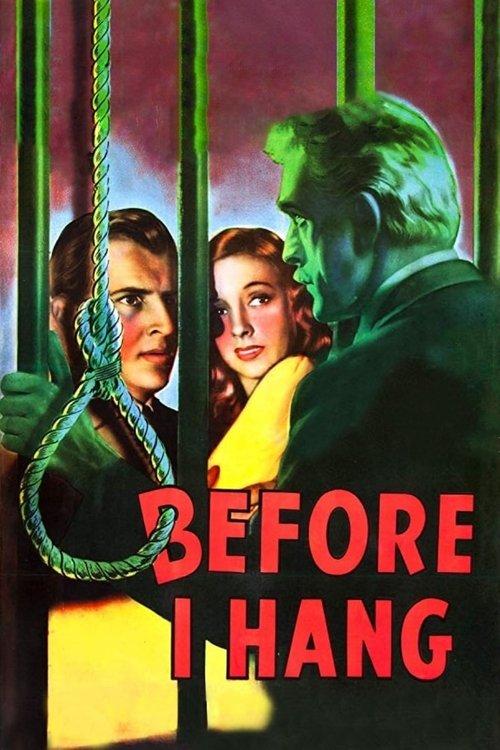 Before I Hang 1940 official movie poster