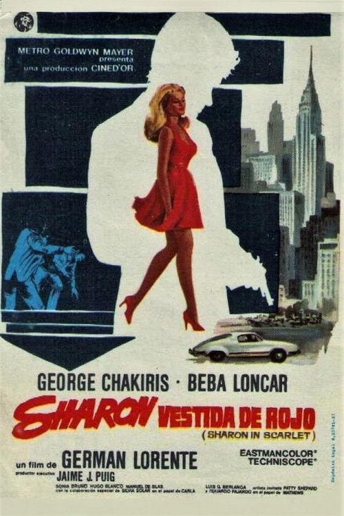 Sharon in Scarlet 1969 official movie poster