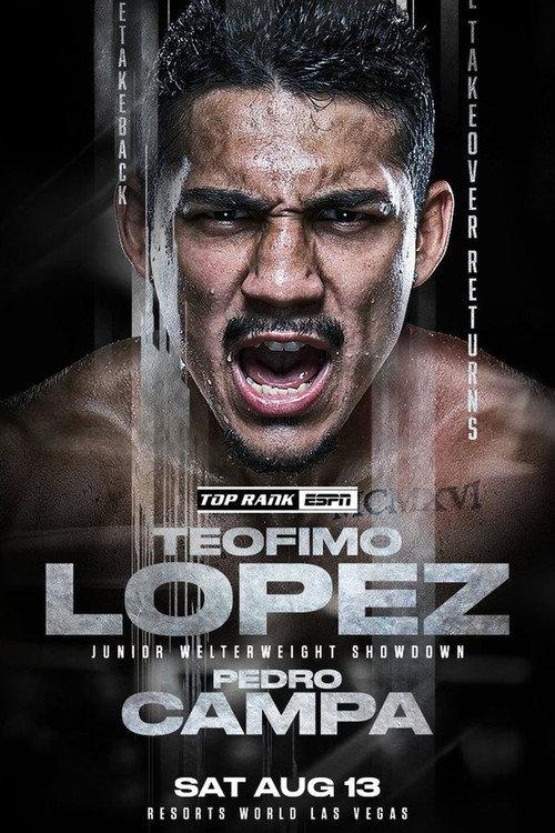 Teofimo Lopez vs. Pedro Campa 2022 official movie poster