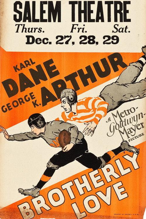 Brotherly Love 1928 official movie poster