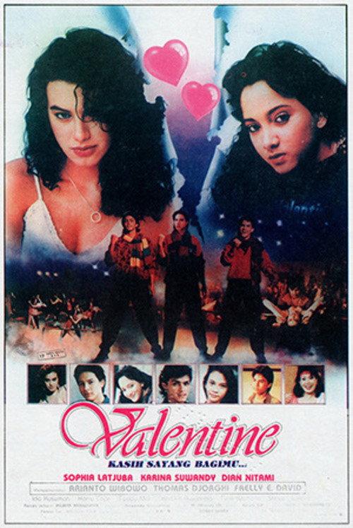Valentine, Kasih Sayang Bagimu… 1989 official movie poster