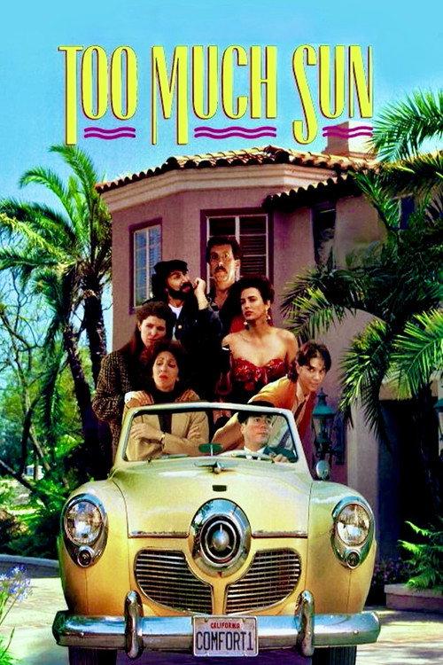 Too Much Sun 1991 official movie poster