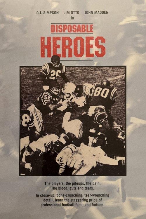 Disposable Heroes: The Other Side of Football 1985 official movie poster