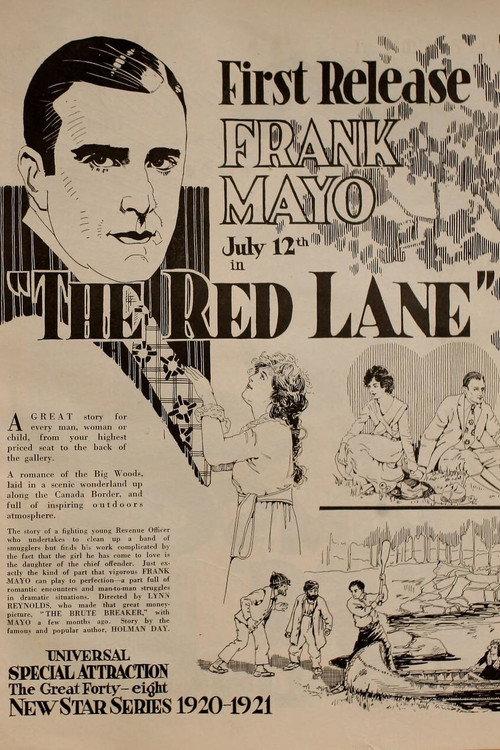 The Red Lane 1920 official movie poster
