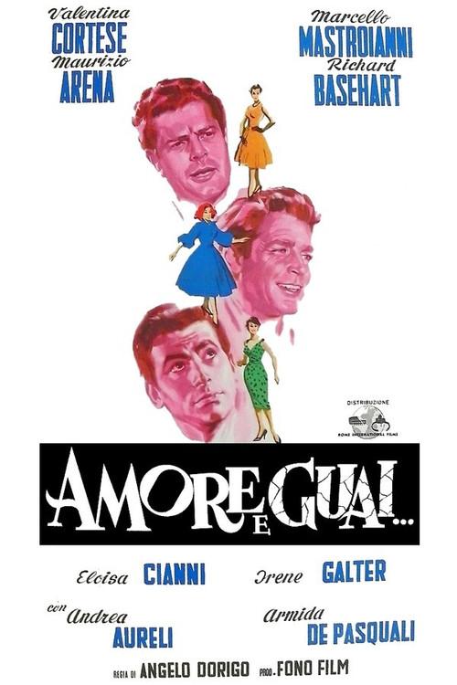 Love and Troubles 1958 official movie poster
