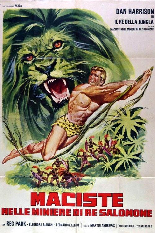 Maciste In King Solomon's Mines 1964 official movie poster
