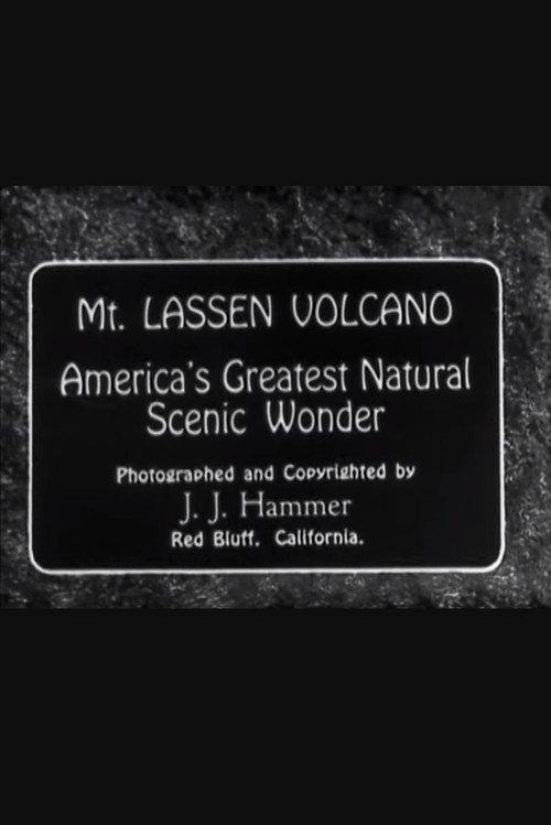Mt. Lassen Volcano 1917 official movie poster