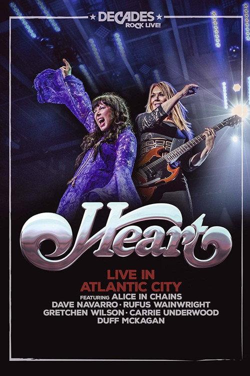 Heart: Live in Atlantic City 2019 official movie poster