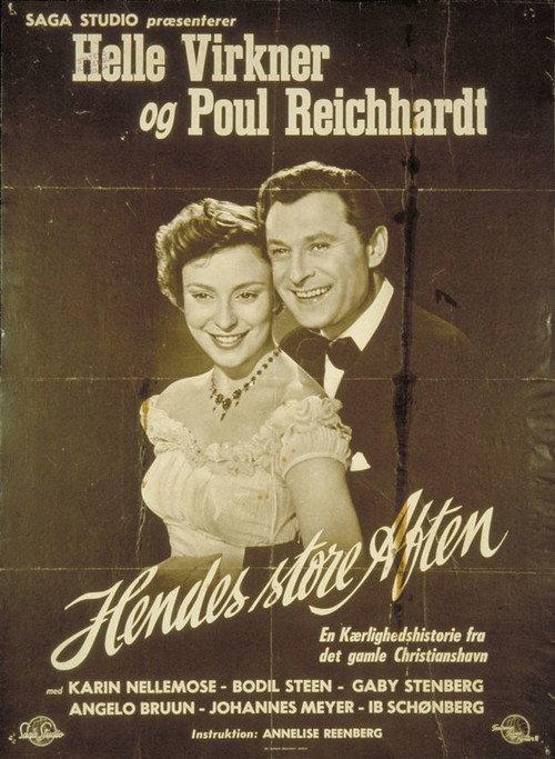 Hendes store aften 1954 official movie poster