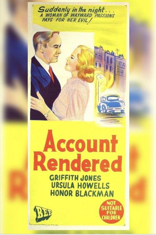 Account Rendered 1957 official movie poster
