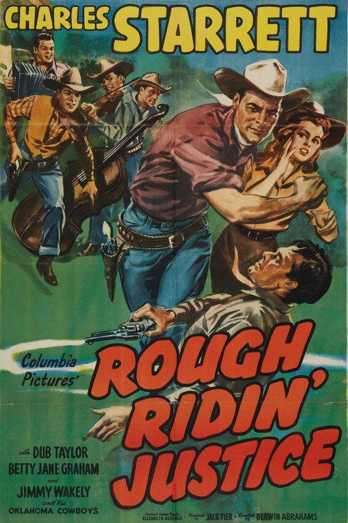 Rough Ridin' Justice 1945 official movie poster