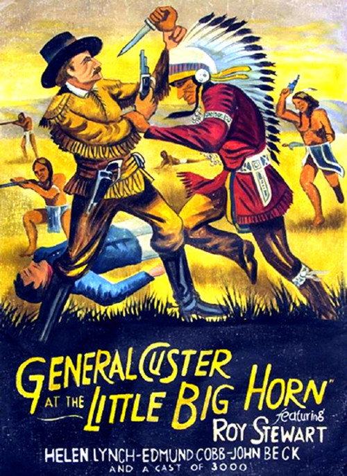 General Custer at the Little Big Horn 1926 official movie poster