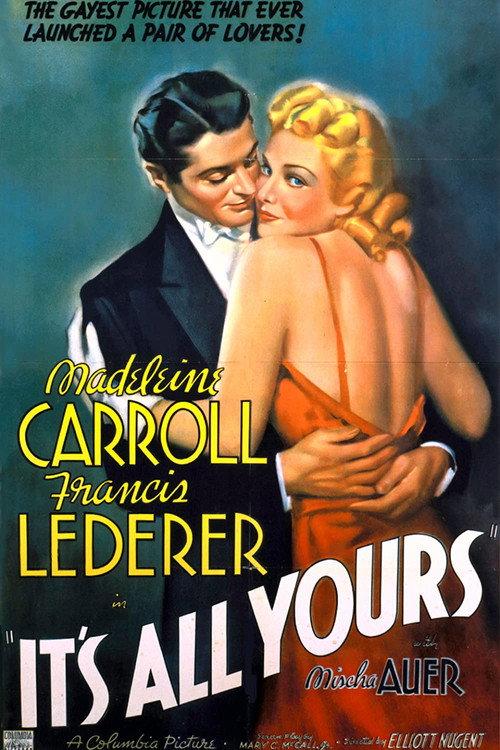 It's All Yours 1937 official movie poster