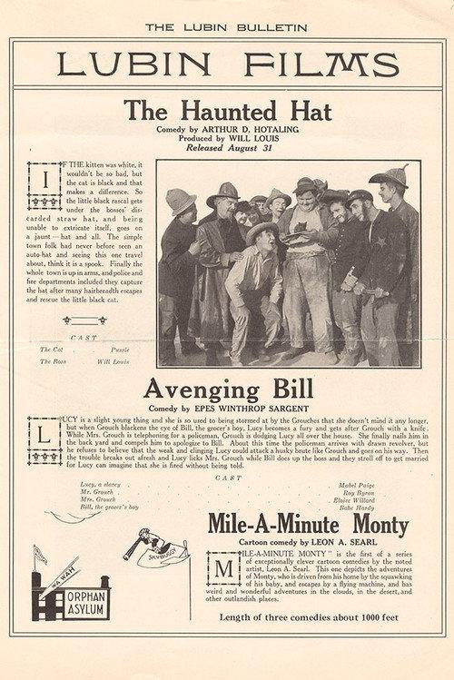 Avenging Bill 1915 official movie poster