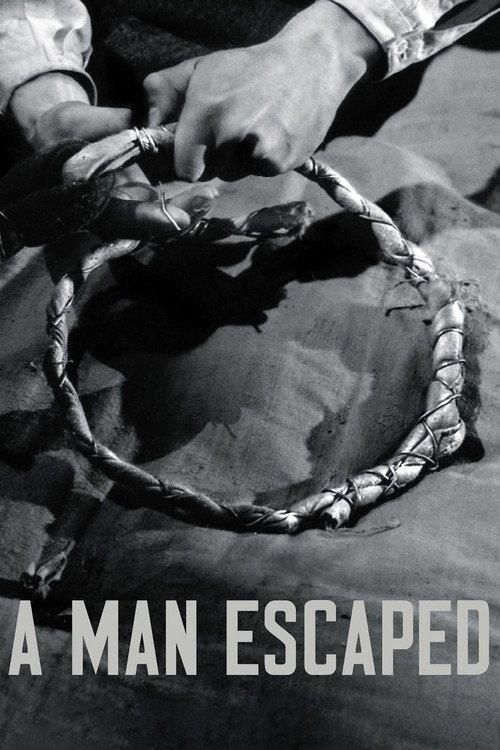 A Man Escaped 1956 official movie poster