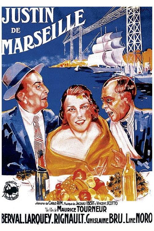 Justin de Marseille 1935 official movie poster