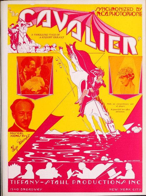 The Cavalier 1928 official movie poster