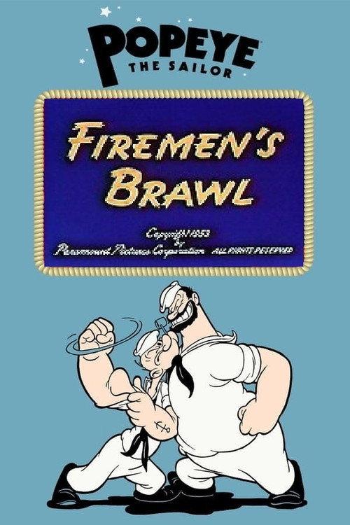 Firemen's Brawl 1953 official movie poster