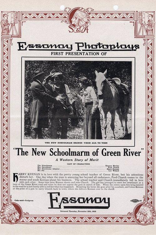 The New Schoolmarm of Green River 1913 official movie poster