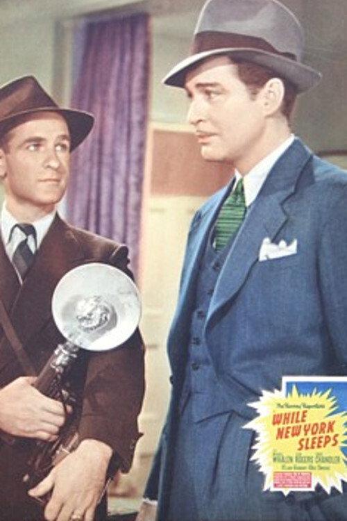 While New York Sleeps 1938 official movie poster