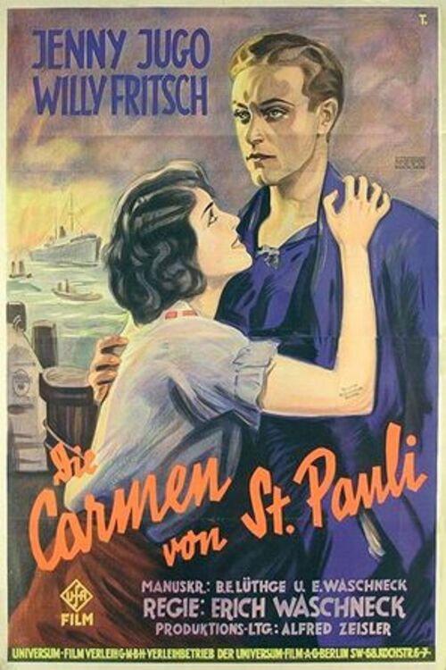 Docks of Hamburg 1928 official movie poster