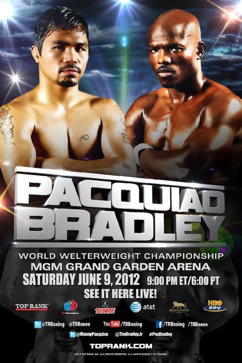 Manny Pacquiao vs. Timothy Bradley 2012 official movie poster